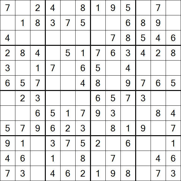 Butterfly Sudoku - Easy