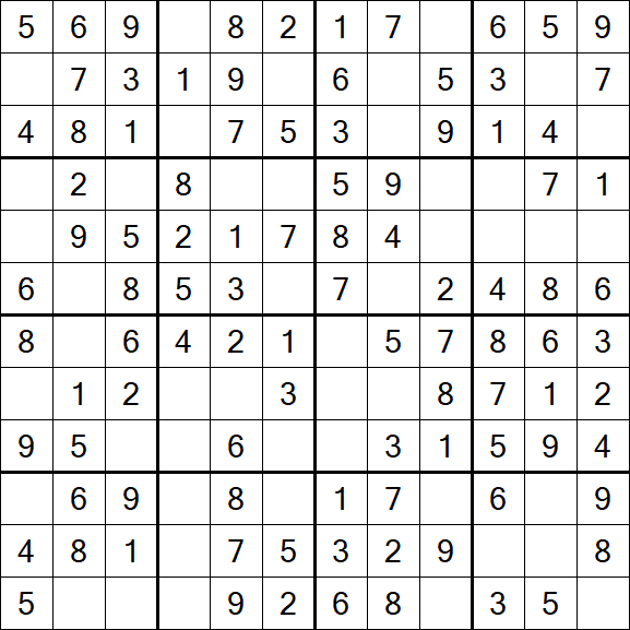 Butterfly Sudoku - Fácil