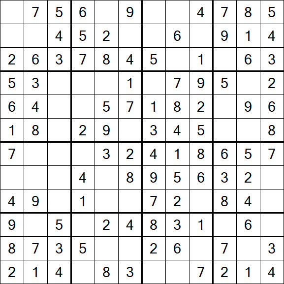 Butterfly Sudoku - Easy