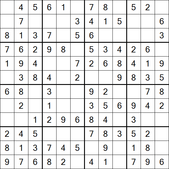 Butterfly Sudoku - Simple