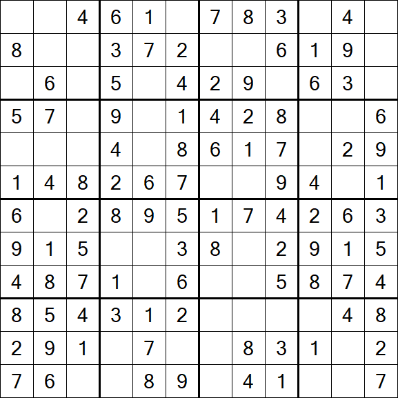 Butterfly Sudoku - Einfach