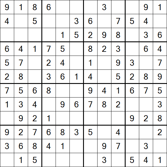 Butterfly Sudoku - Einfach