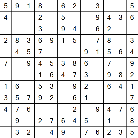 Butterfly Sudoku - Einfach