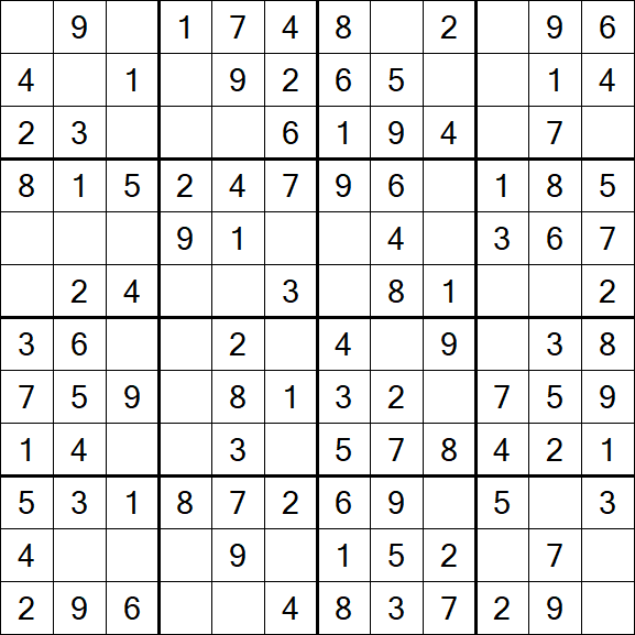 Butterfly Sudoku - Einfach