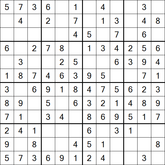 Butterfly Sudoku - Einfach