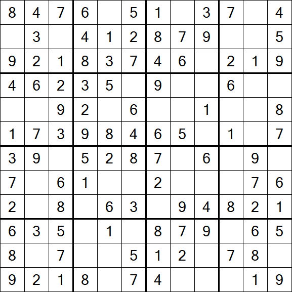 Butterfly Sudoku - Einfach