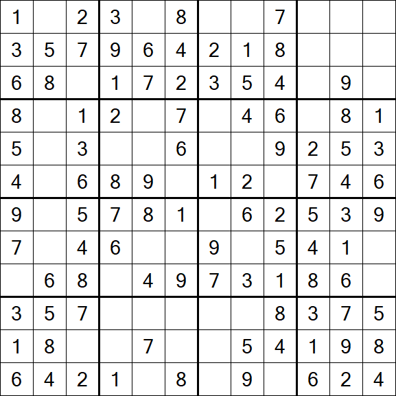 Butterfly Sudoku - Einfach