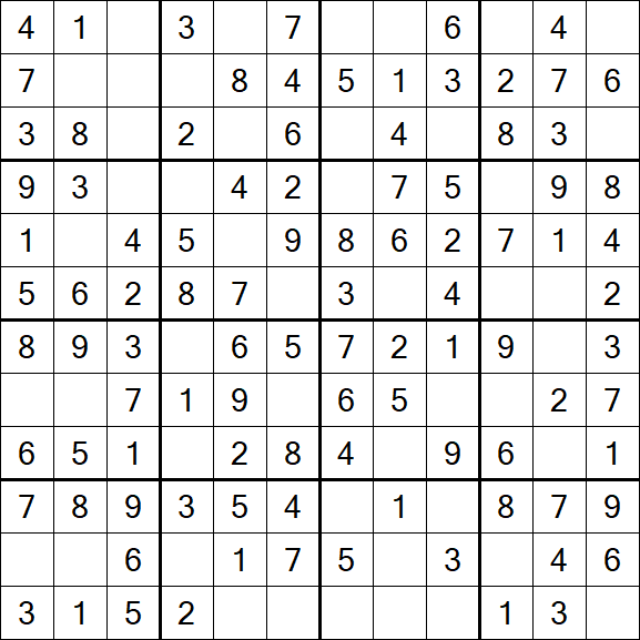 Butterfly Sudoku - Einfach