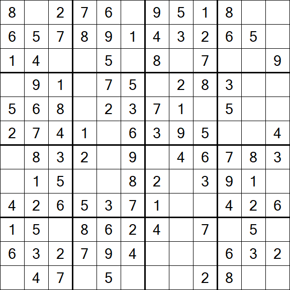 Butterfly Sudoku - Einfach