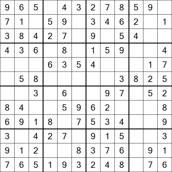 Butterfly Sudoku - Einfach