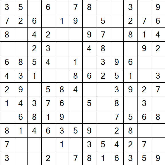 Butterfly Sudoku - Einfach