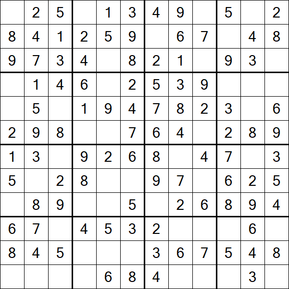 Butterfly Sudoku - Einfach