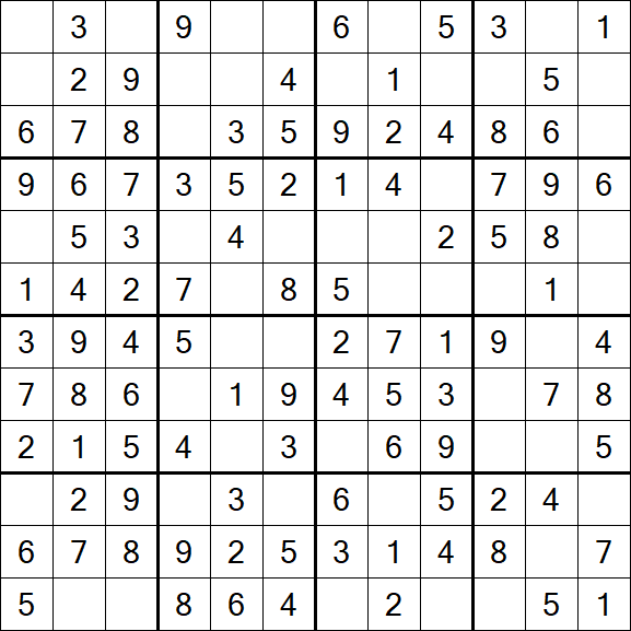 Butterfly Sudoku - Fácil