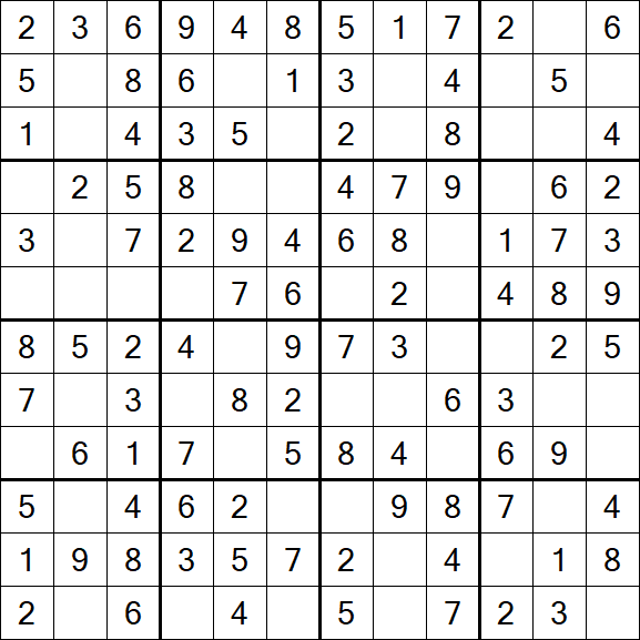 Butterfly Sudoku - Einfach