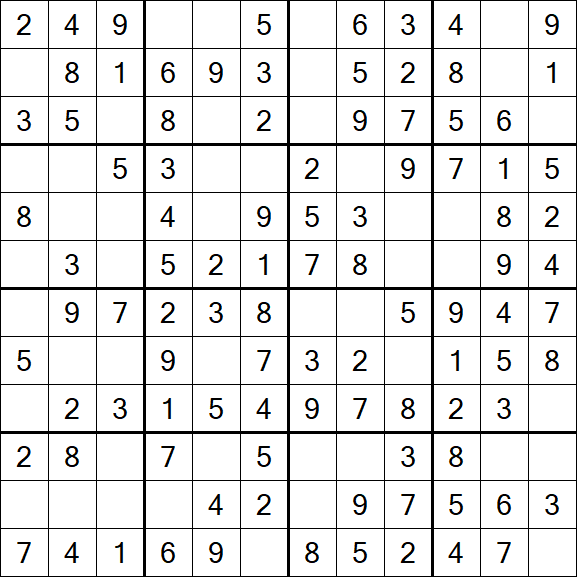 Butterfly Sudoku - Fácil