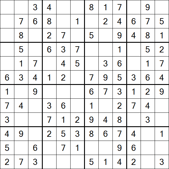 Butterfly Sudoku - Einfach