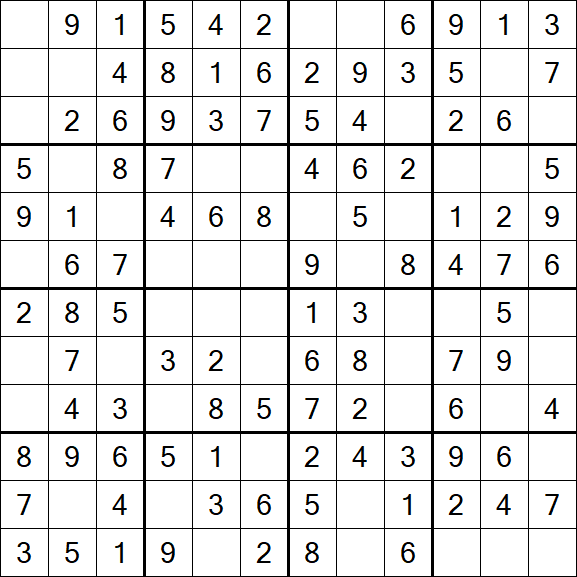 Butterfly Sudoku - Fácil