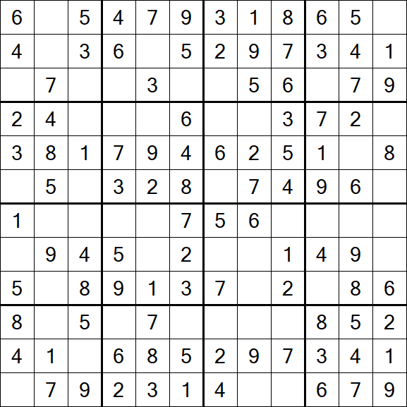 Butterfly Sudoku - Fácil