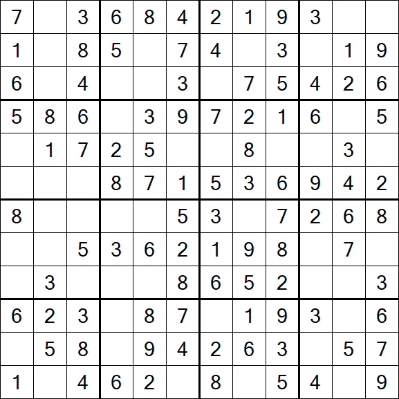 Butterfly Sudoku - Einfach