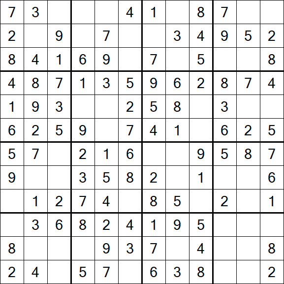 Butterfly Sudoku - Einfach