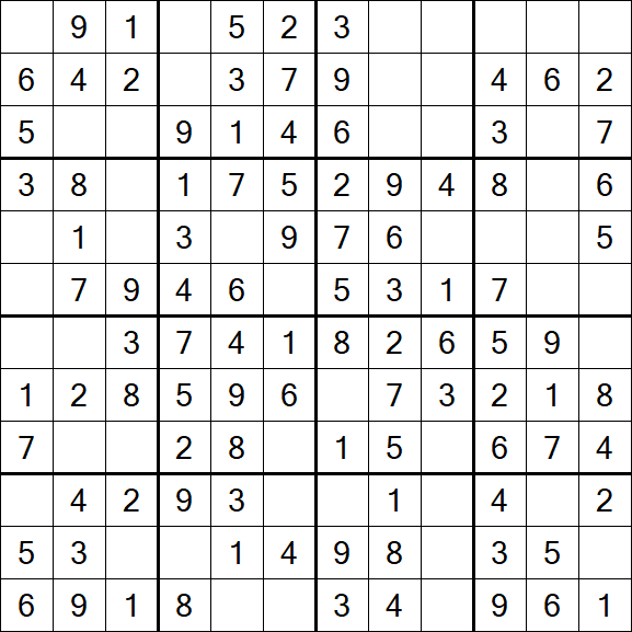 Butterfly Sudoku - Einfach