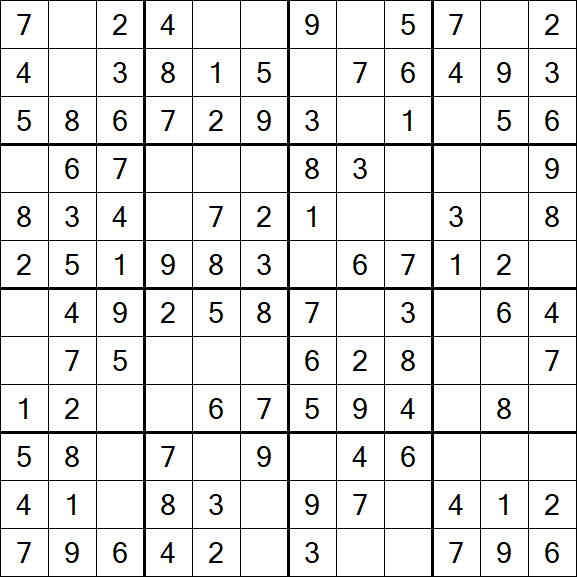 Butterfly Sudoku - Einfach