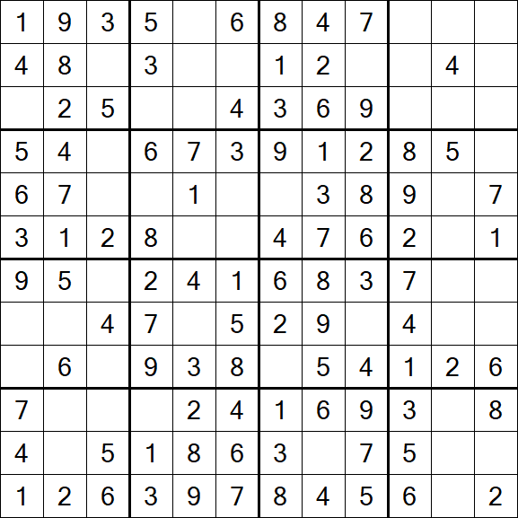 Butterfly Sudoku - Einfach