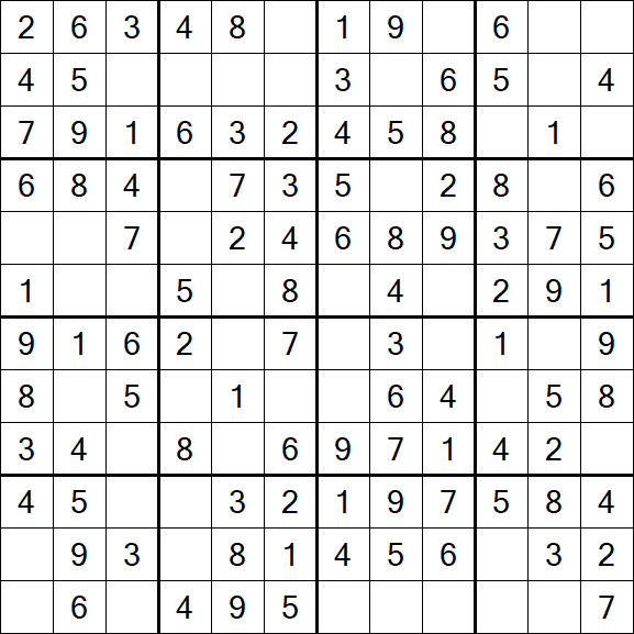 Butterfly Sudoku - Fácil