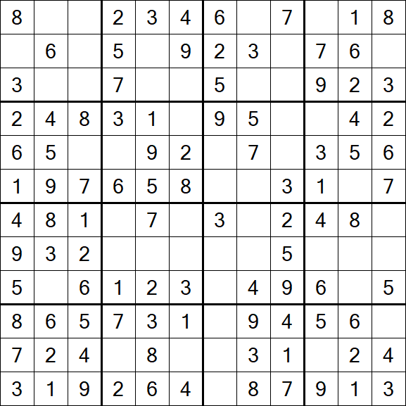 Butterfly Sudoku - Fácil