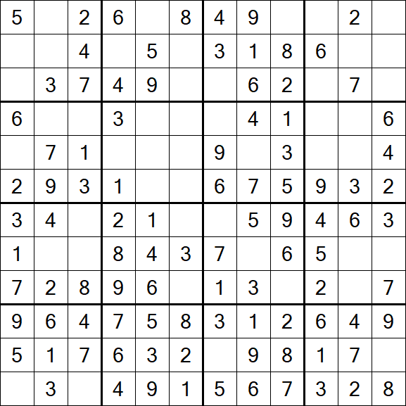 Butterfly Sudoku - Einfach