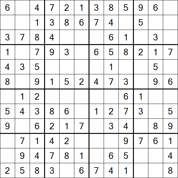 Butterfly Sudoku - Fácil