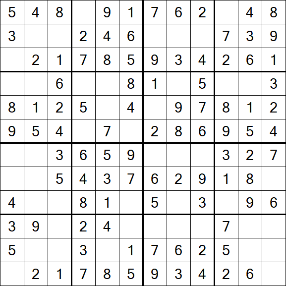 Butterfly Sudoku - Fácil