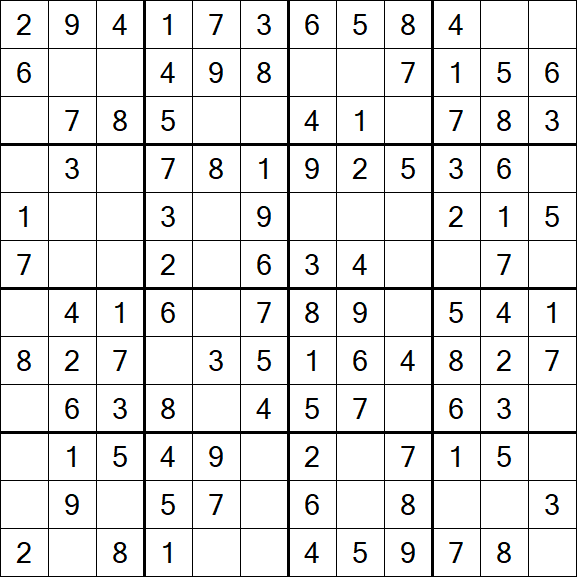 Butterfly Sudoku - Fácil