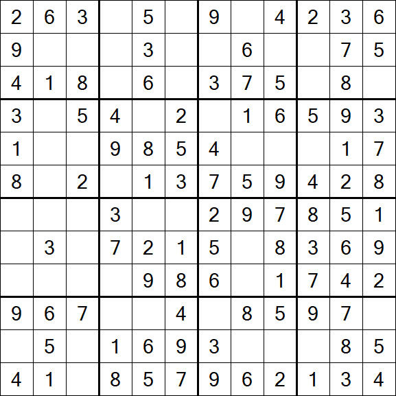 Butterfly Sudoku - Fácil