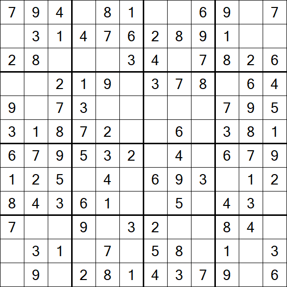 Butterfly Sudoku - Fácil