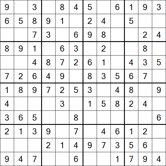 Butterfly Sudoku - Fácil