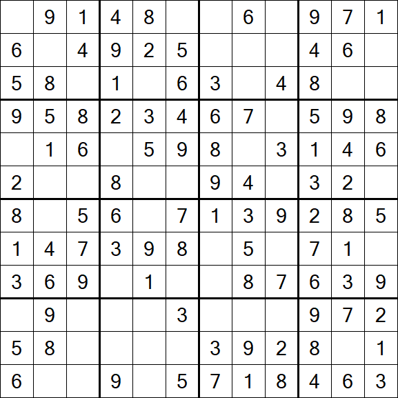 Butterfly Sudoku - Fácil