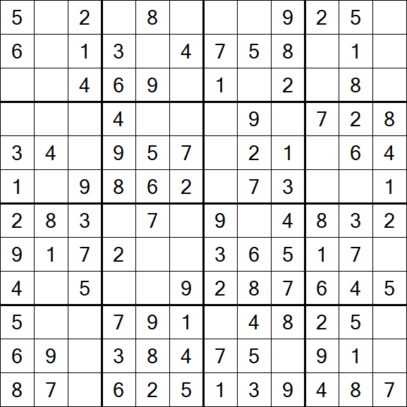 Butterfly Sudoku - Fácil