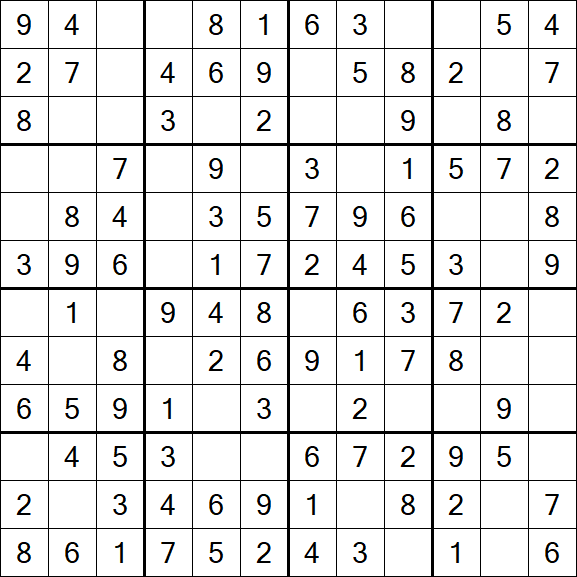 Butterfly Sudoku - Fácil