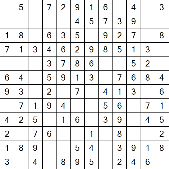 Butterfly Sudoku - Easy