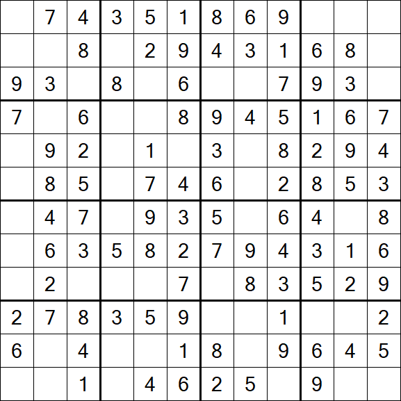 Butterfly Sudoku - Fácil