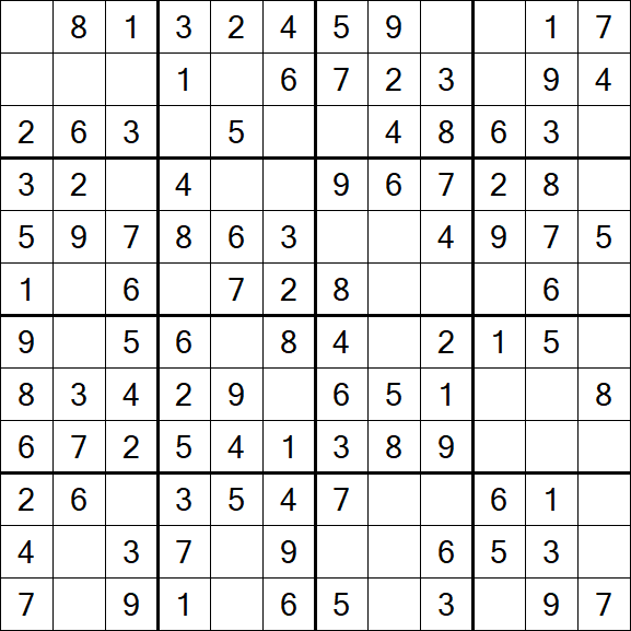 Butterfly Sudoku - Fácil