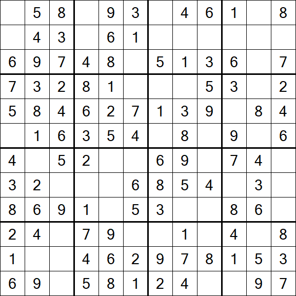 Butterfly Sudoku - Fácil