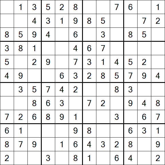 Butterfly Sudoku - Simple