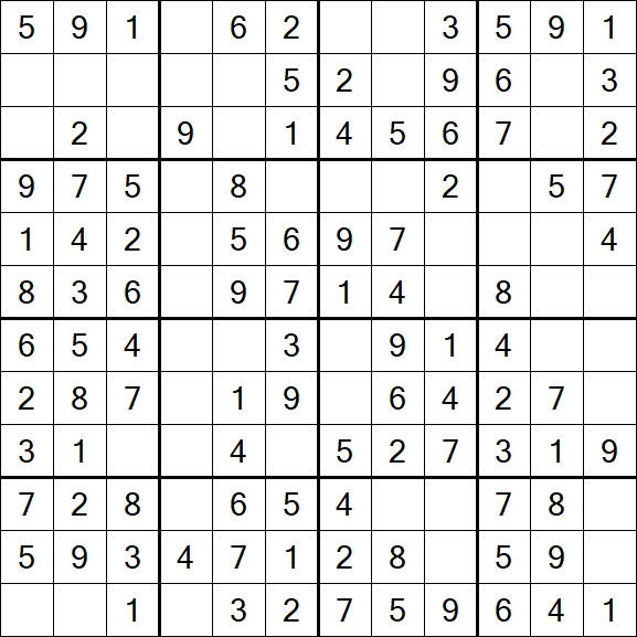 Butterfly Sudoku - Simple