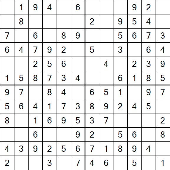 Butterfly Sudoku - Fácil