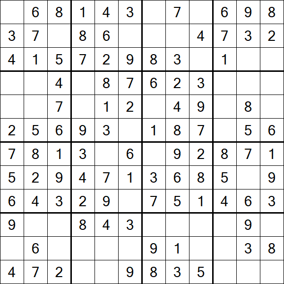 Butterfly Sudoku - Fácil