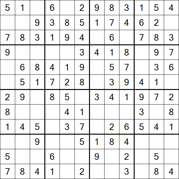Butterfly Sudoku - Fácil