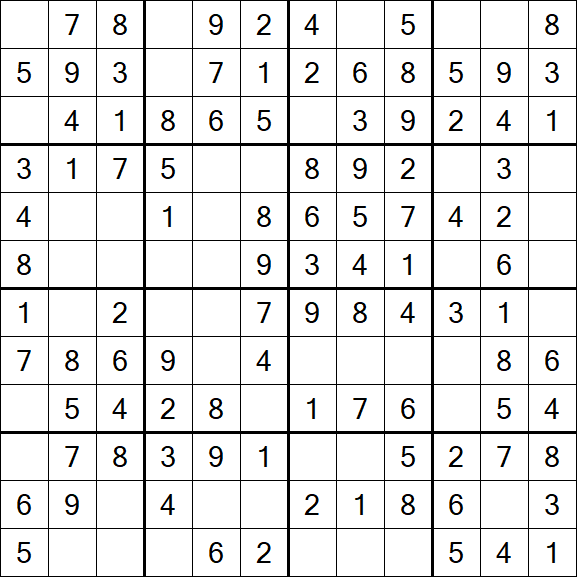 Butterfly Sudoku - Fácil