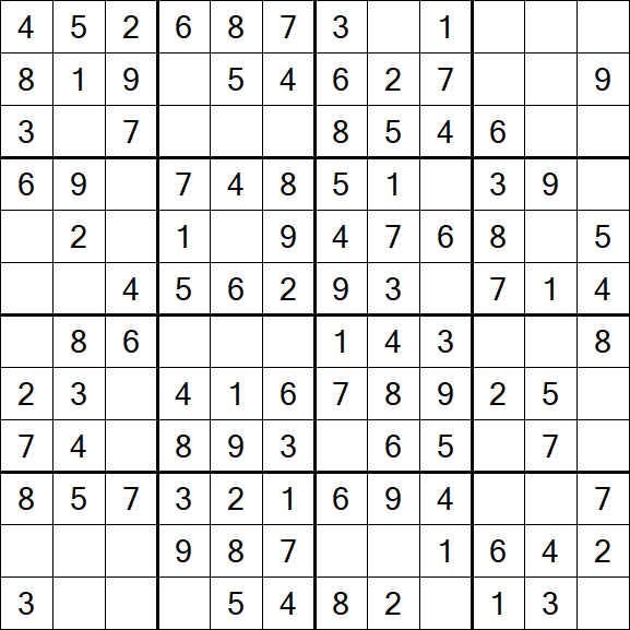 Butterfly Sudoku - Fácil